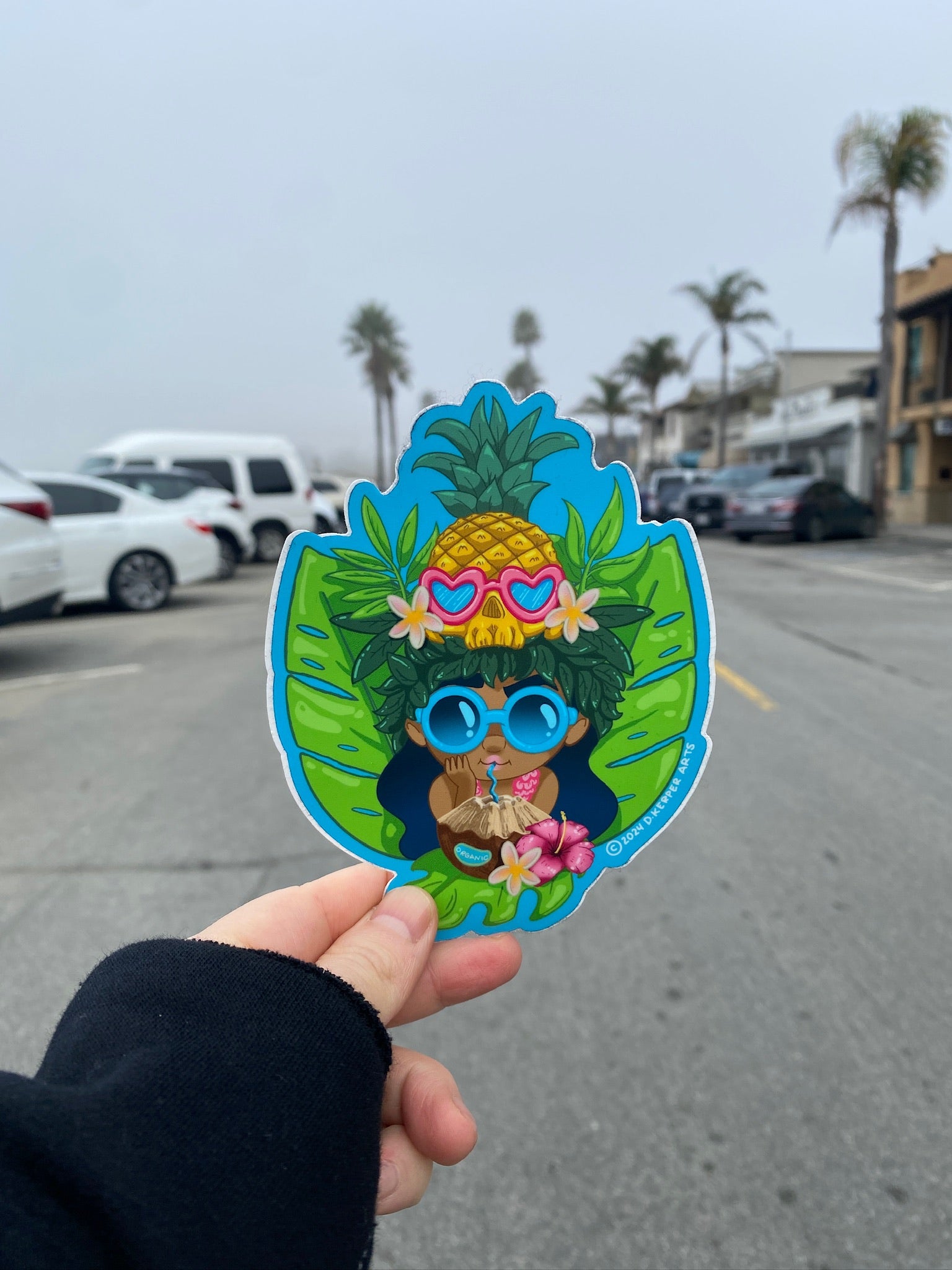 Pineapple “Punk” Princess - Sticker