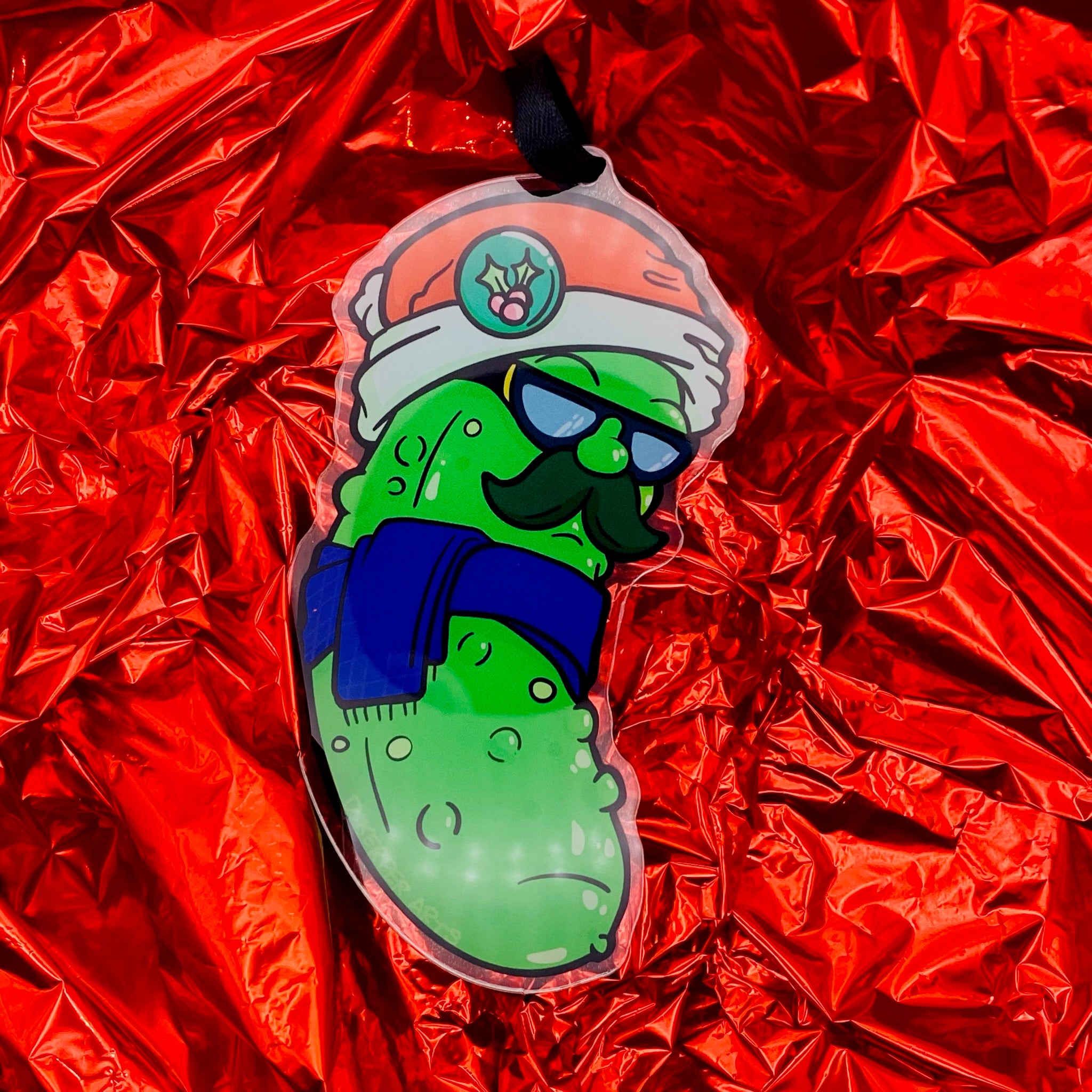 Hipster Pickle - Ornament