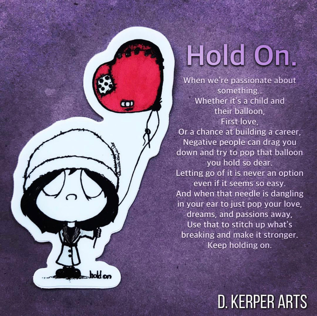 Hold On - Sticker