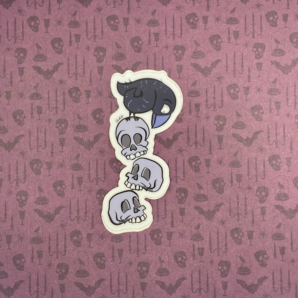 Scaredy Crow & Silly Skulls - Sticker