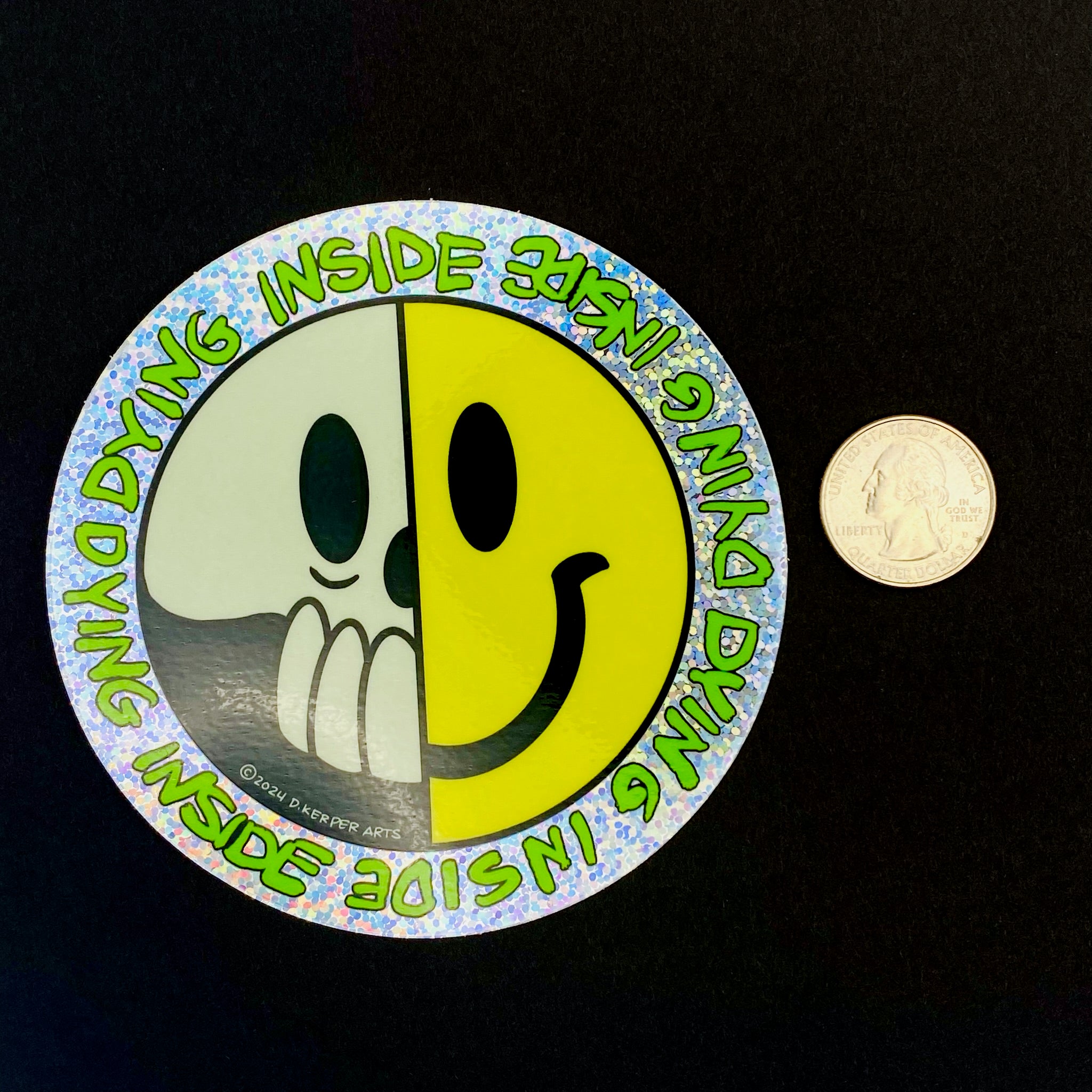 Dying Inside - Sticker