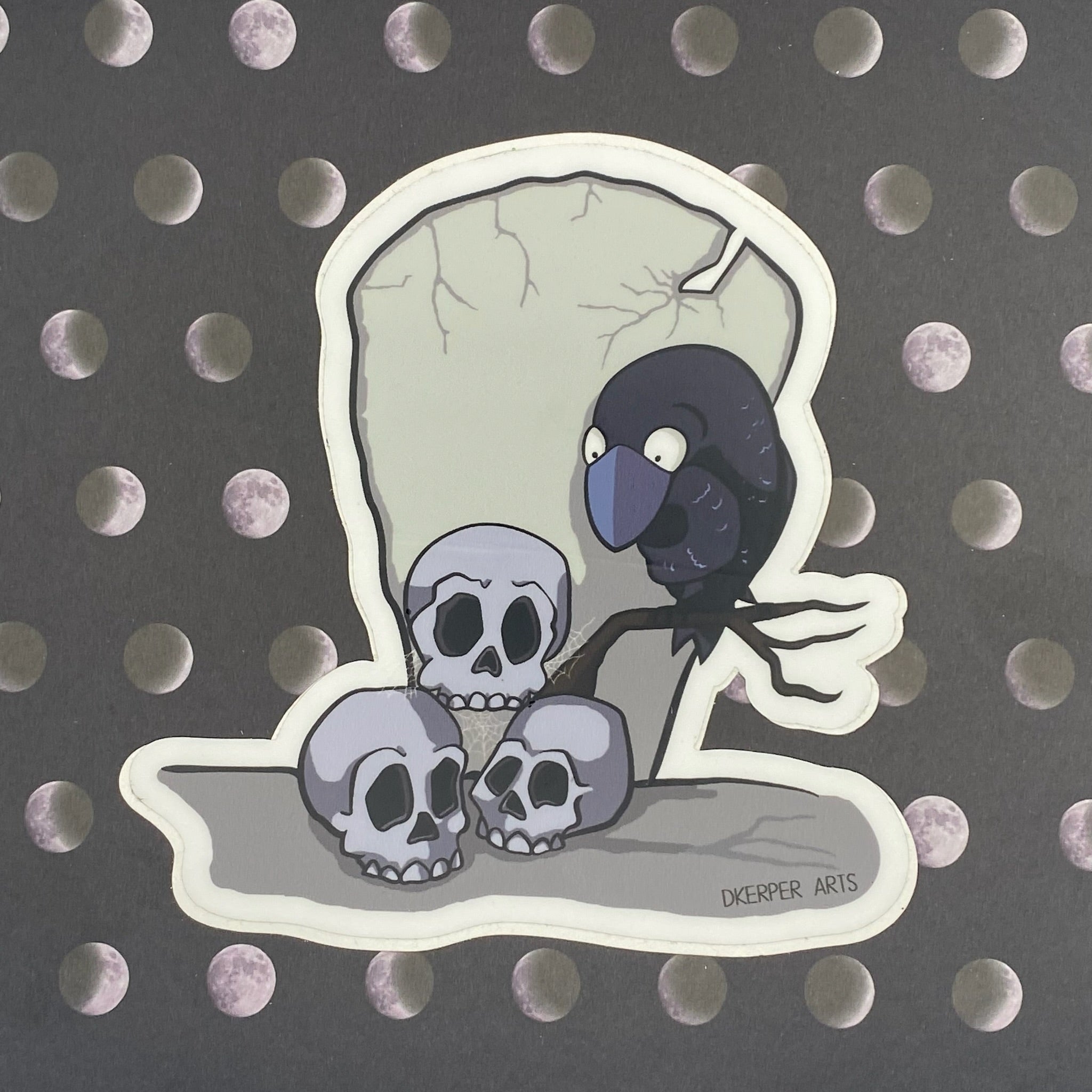 Scaredy Crow and Silly Skulls II - Sticker