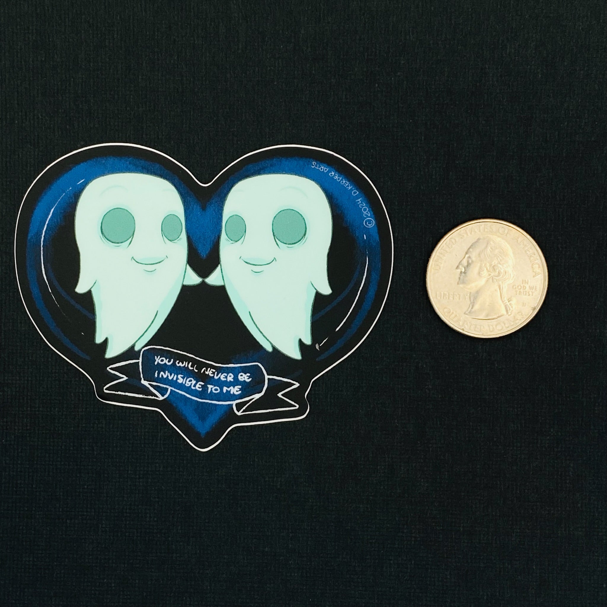 Invisible To Me - Sticker