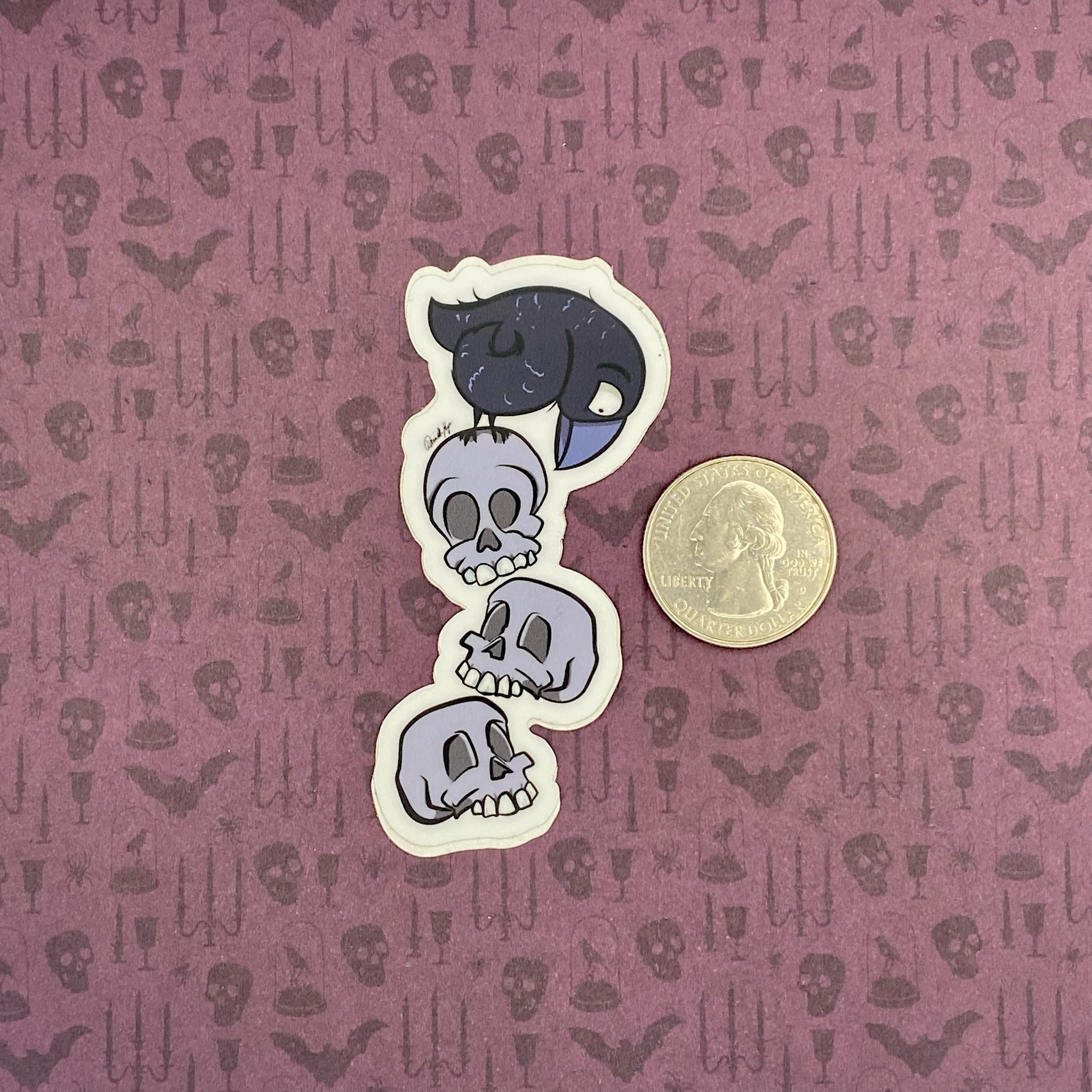 Scaredy Crow & Silly Skulls - Sticker