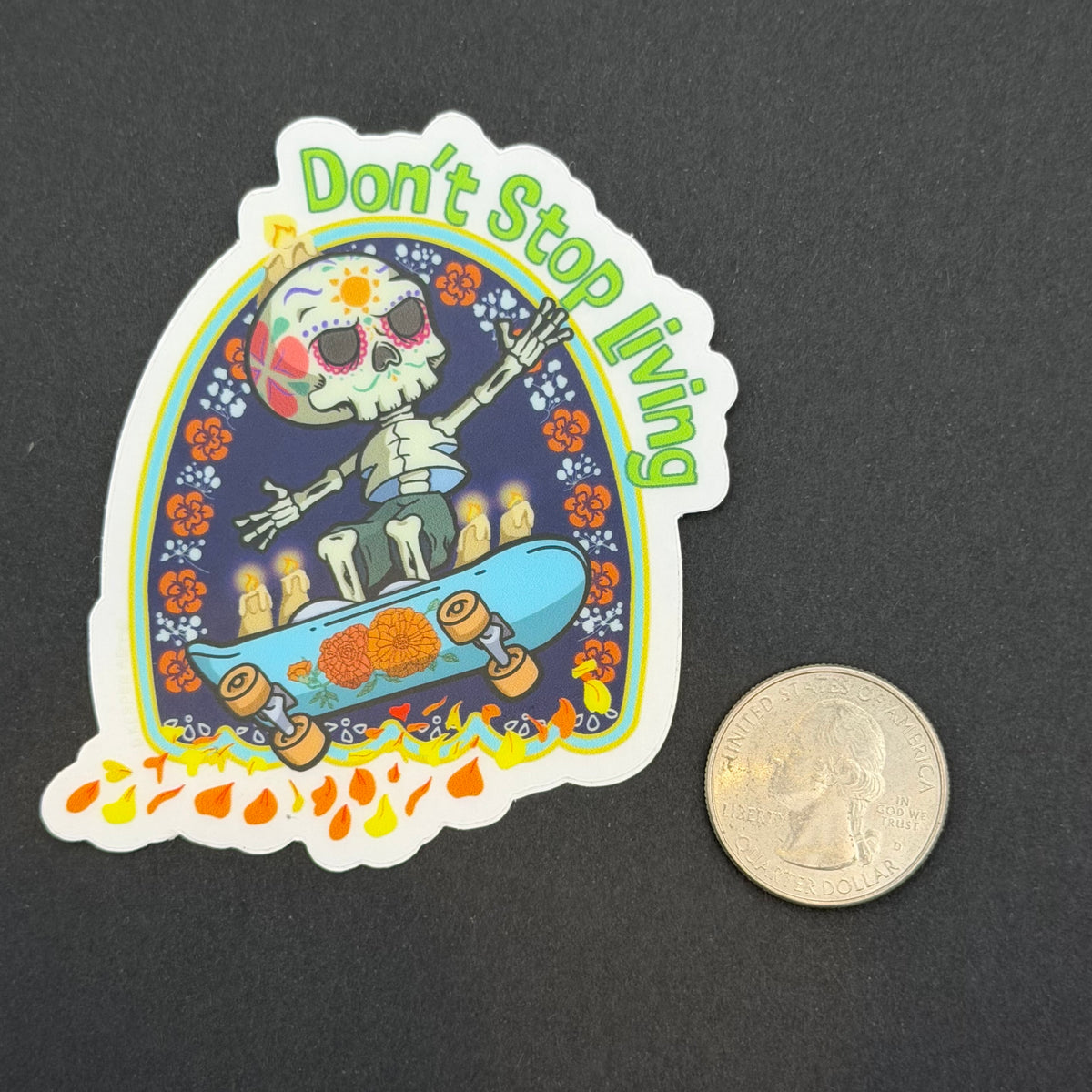 Don't Stop Living - Sticker
