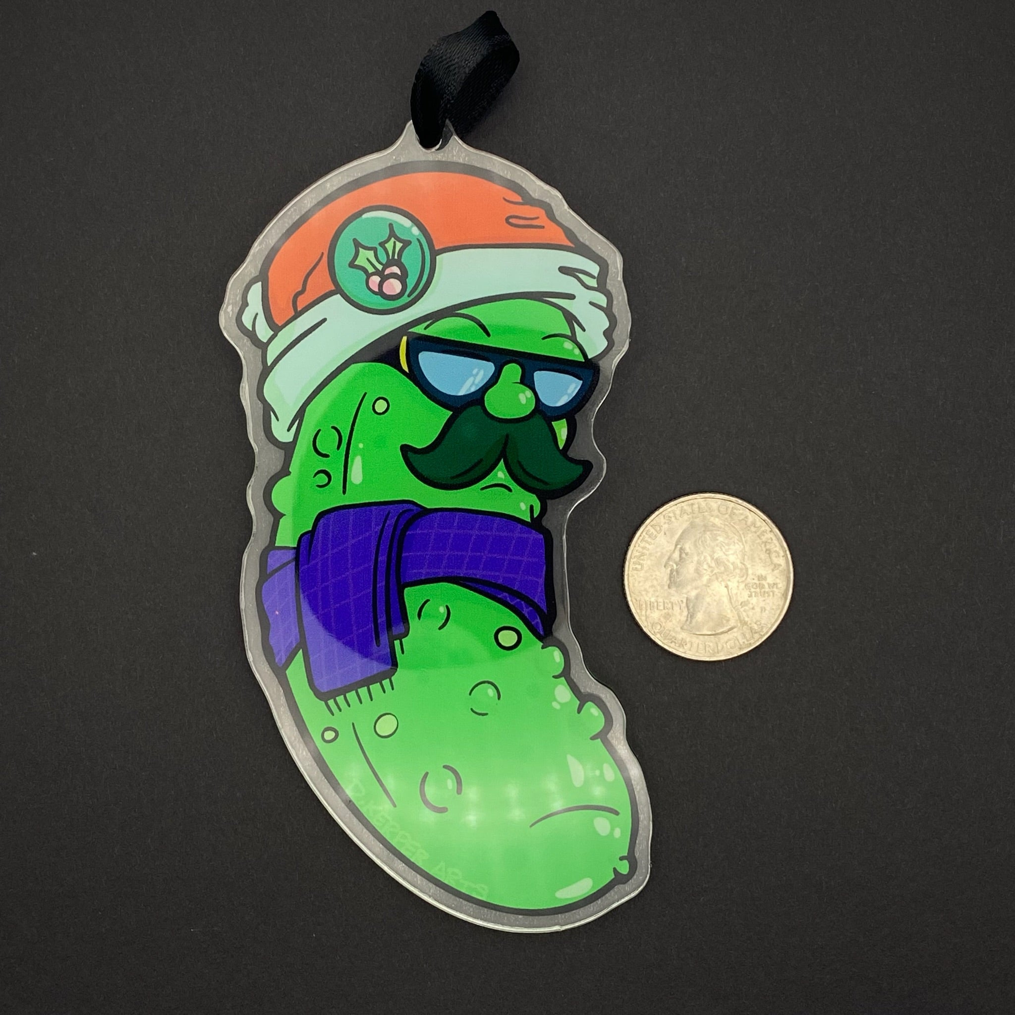 Hipster Pickle - Ornament