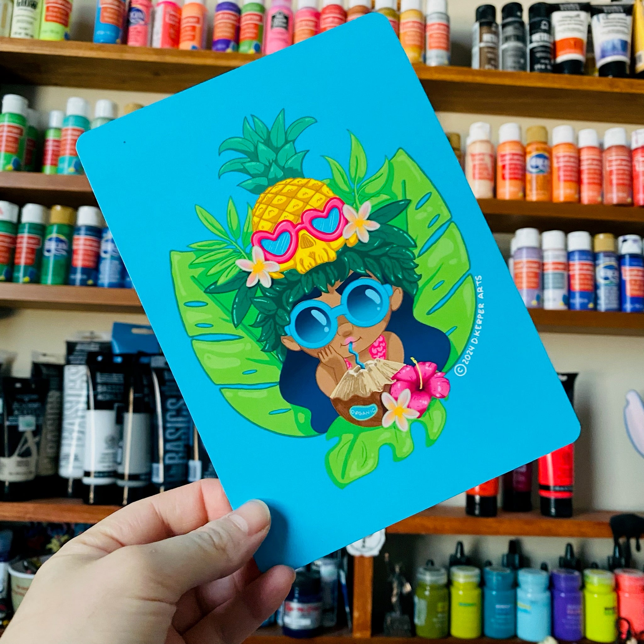 Pineapple Punk Princess - Print